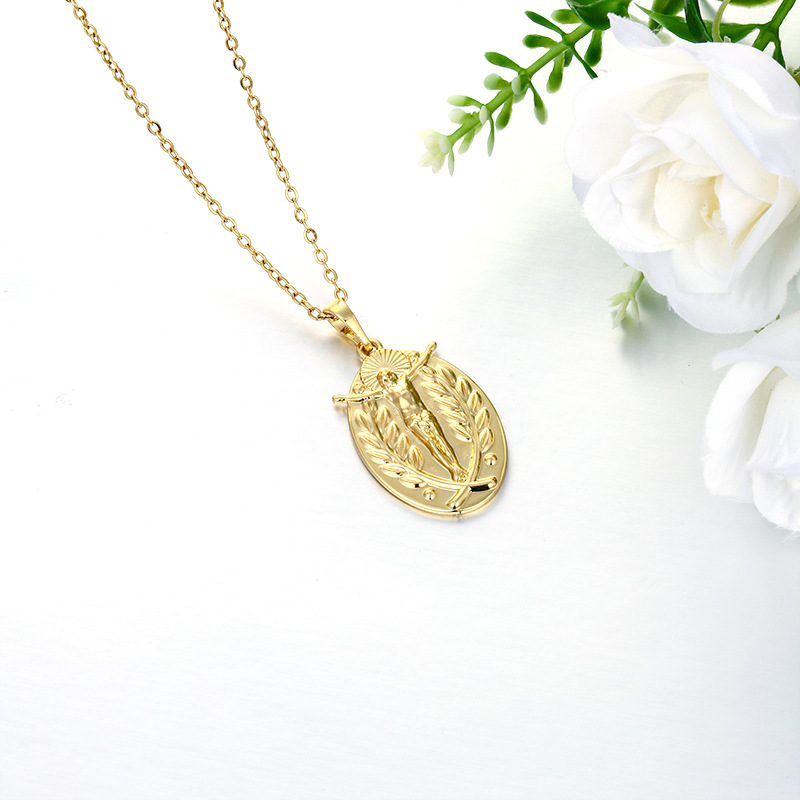 Chapado en 14K de color (colgante único sin cadena)