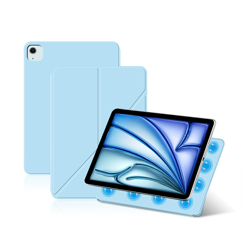 Подходит для iPad Air 2024 11 дюймов плоский защитный чехол с двухсторонним дисплеем 11 дюймов многофункциональная подставка кожаный чехол