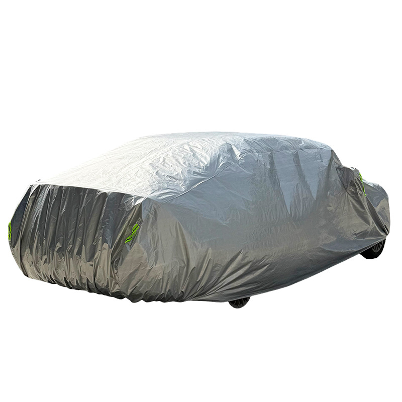 Aluminum Film Composite Peva Car Cover, Full Car Rainproof Car Cover, All-Inclusive Sun Protection Cover, Dustproof and Sun Protection Car Cover