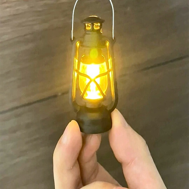 Retro Night Light Mini Atmosphere Lamp Small Table Lamp Bedroom Dormitory Small Oil Lamp Creative Bedside Lighting Small Hanging Lamp