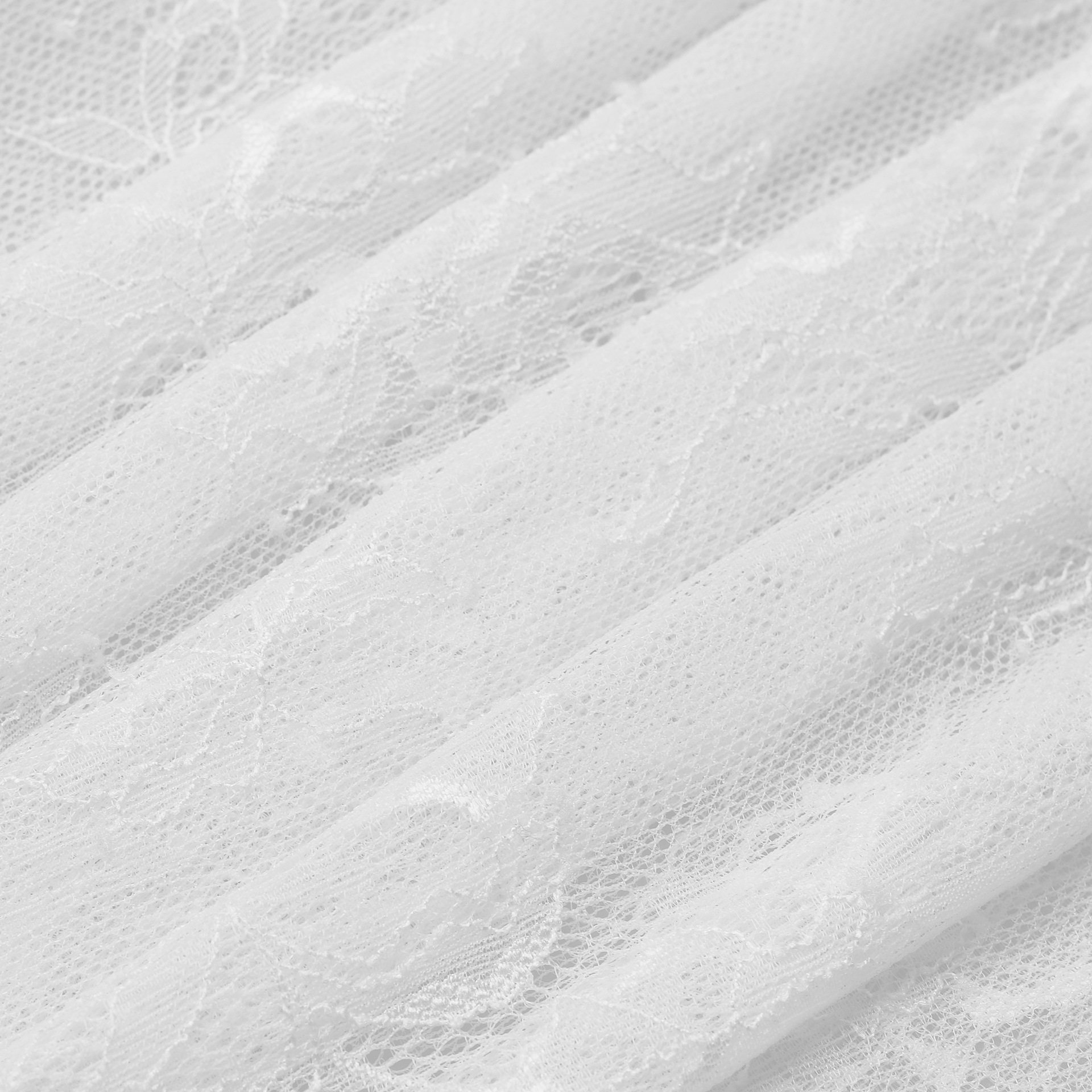 Vestido de blusa de encaje con aberturas y transparencias para mujer, ropa de primavera y verano