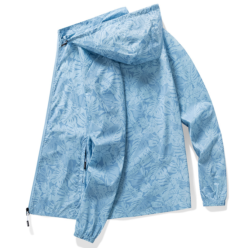 Sun Protection Clothing Summer New Sun Protection Clothing Men's Anti-Uv Ultra-Thin Outdoor Fishing Skin Clothing Men's Thin Breathable Thin