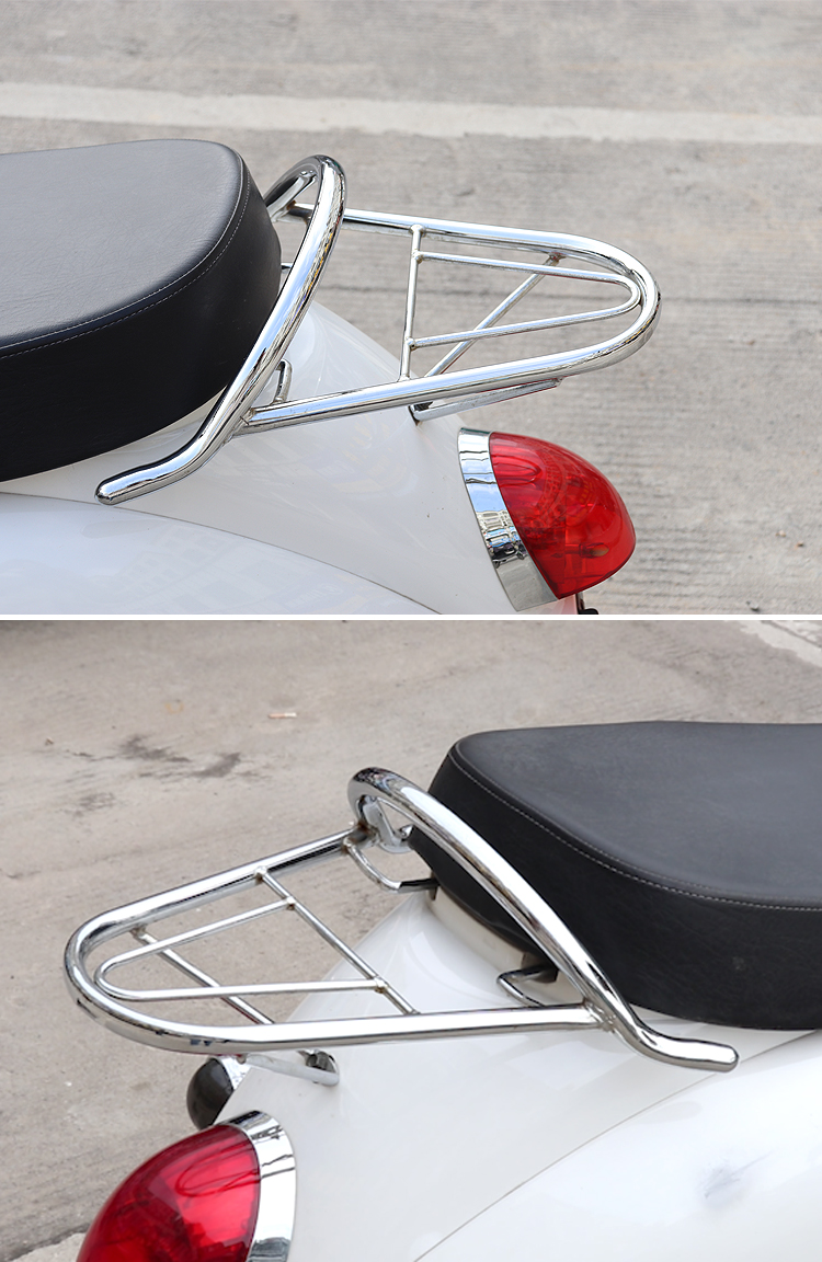 Little Turtle King Electric Car Rear Shelf Small Sheep Battery Car Refitted Tail Box Rack Backrest Bracket Rear Tail Rack Takeaway Rack