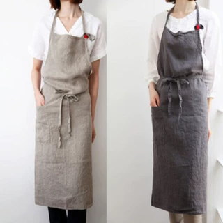 定-制多色舒服定-做棉麻  工作休闲日本韩国围裙 现货定-制logo