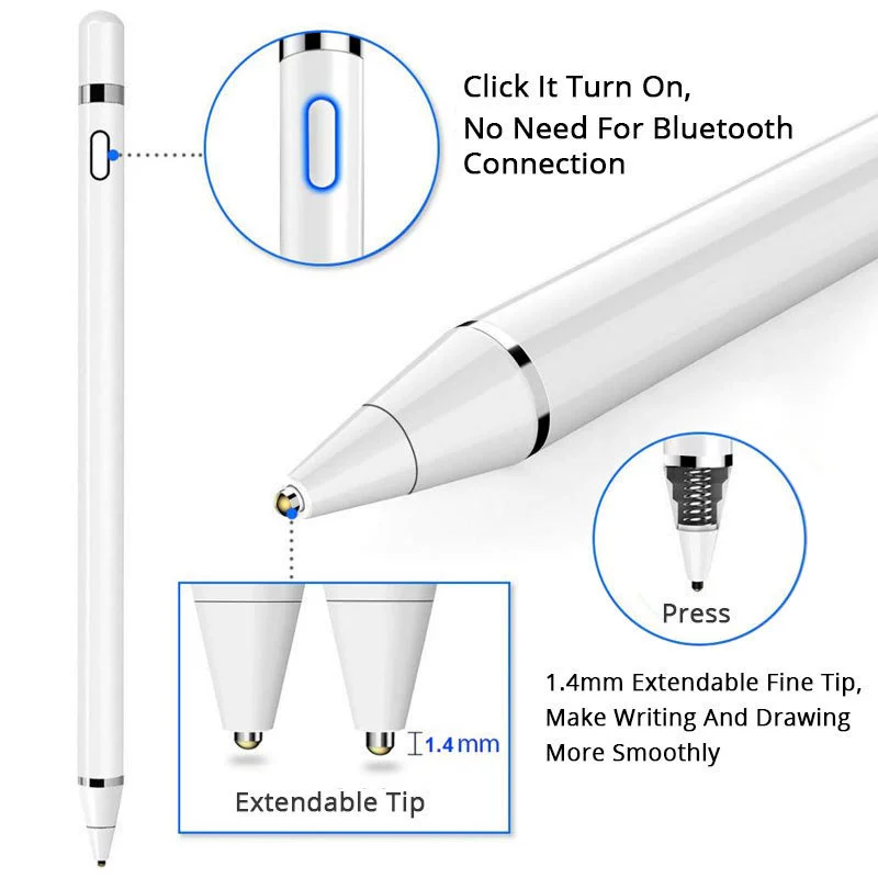 Suitable for ipad stylus compatible with ios android universal active capacitive pen apple stylus mobile phone touch