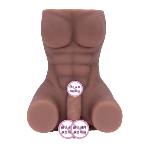 Muscular man airplane cup mini abdominal muscle inverted mold sex toy for male masturbation and GAY can be inserted into the half body