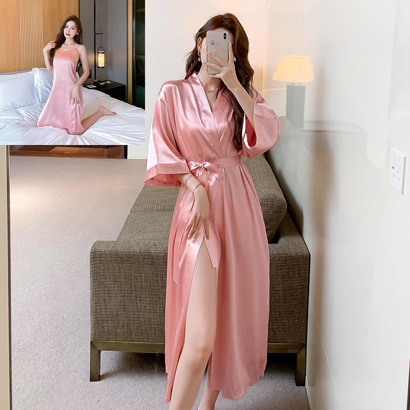 ✿271 된장가루 5부소매 서스펜더 투피스 세트+가슴패드✦✿