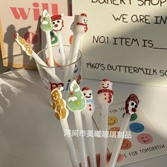 クリスマス限定シリーズ耐高温ガラスかわいいクリエイティブ攪拌棒韓国ins風