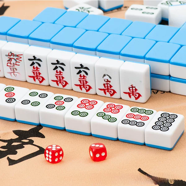 26mm mini Mahjong 30mm Small Mahjong Portable Small Dormitory Home Travel Hand Wafer mini Edition Medium