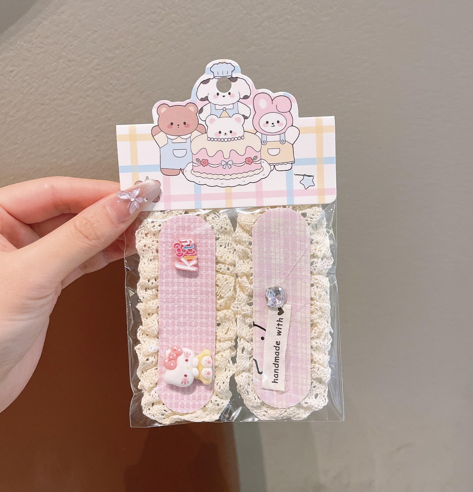 Animales de dibujos animados para niños velcro toque de cabello correa de cabello para bebés fría pegada pieza de cabello para niñas pegada banda de cabello
