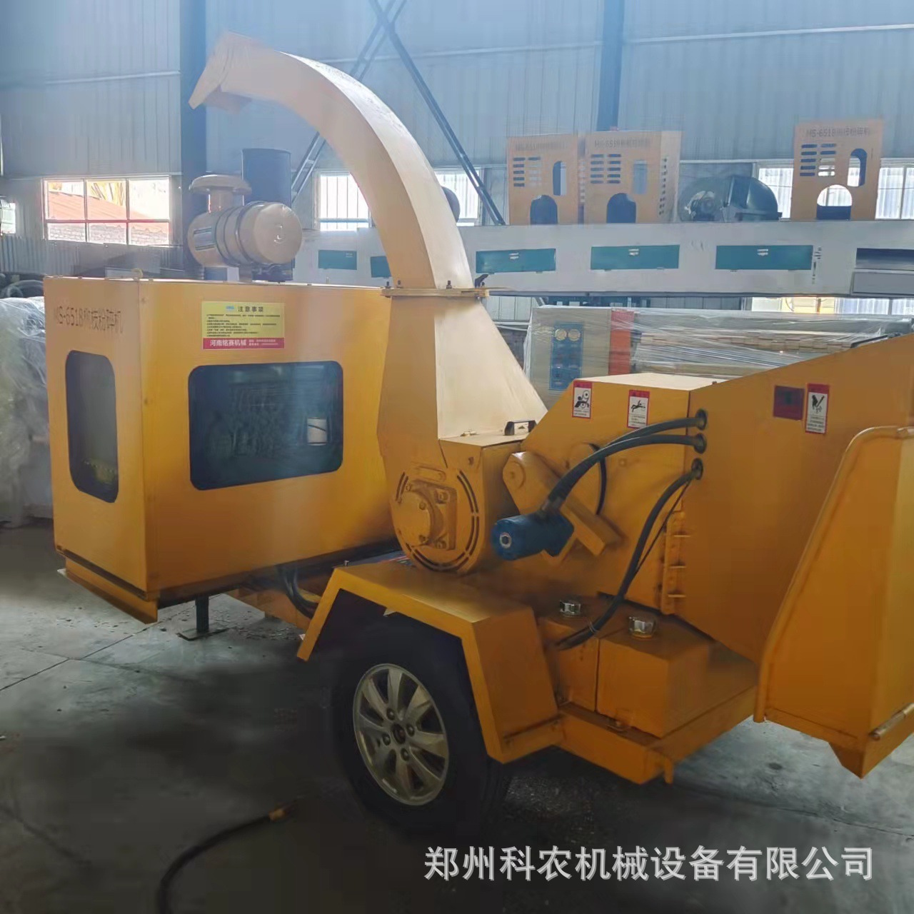 厂家 移动式树枝粉碎机 果园藤条粉碎机 绿化木材粉碎机价格