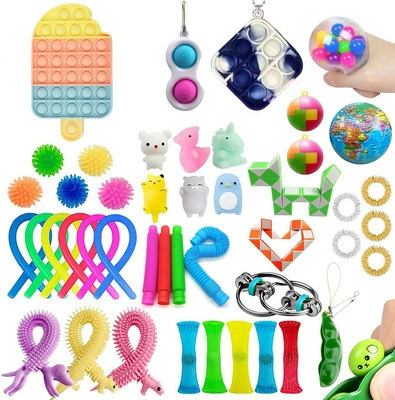 Набор, игрушка, календарь, 24 дня, антистресс