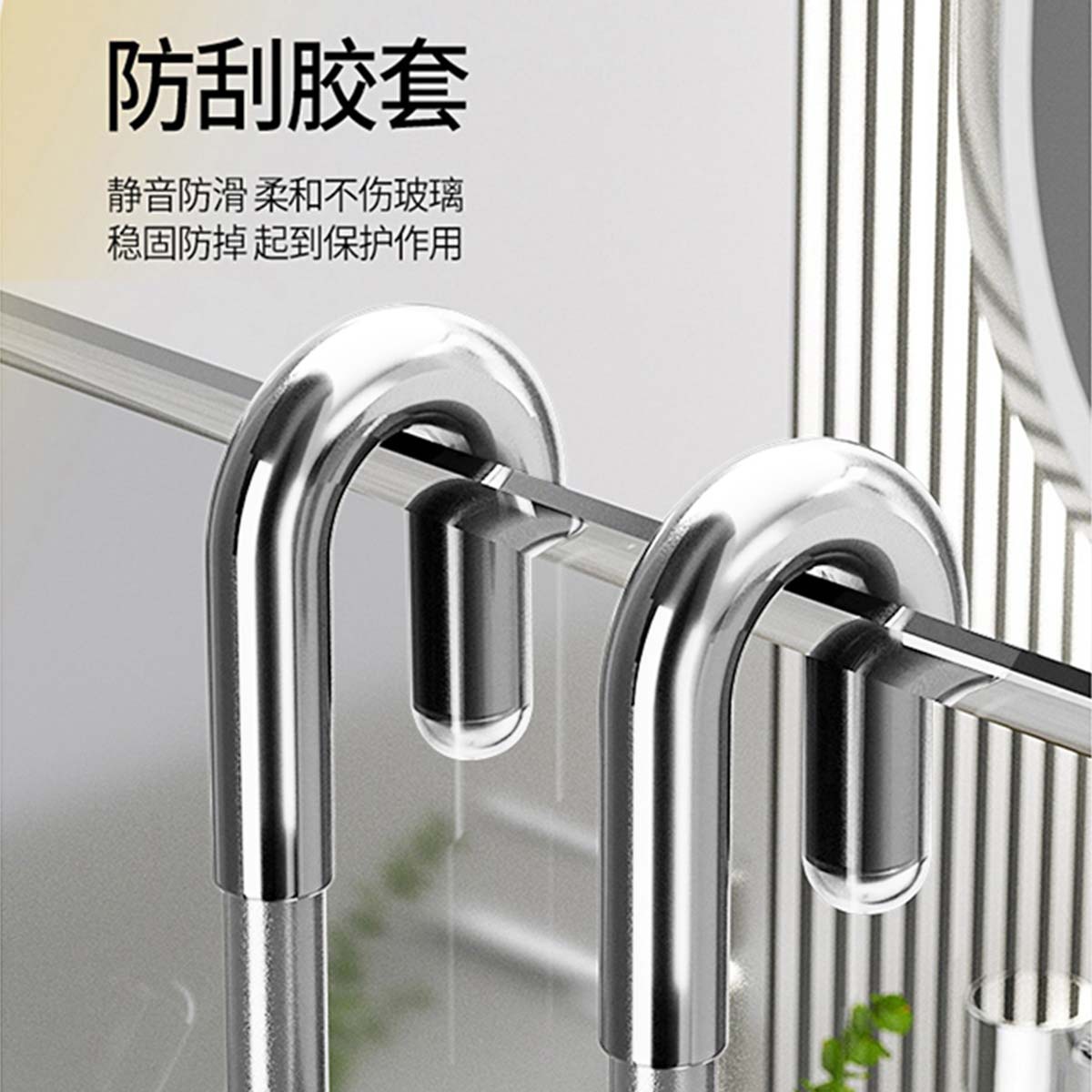 Acero inoxidable engrosado moldeado en forma de S doble gancho engrosado sólido sin perforación gancho fuerte no es fácil de deformar diámetro de alambre 6mm