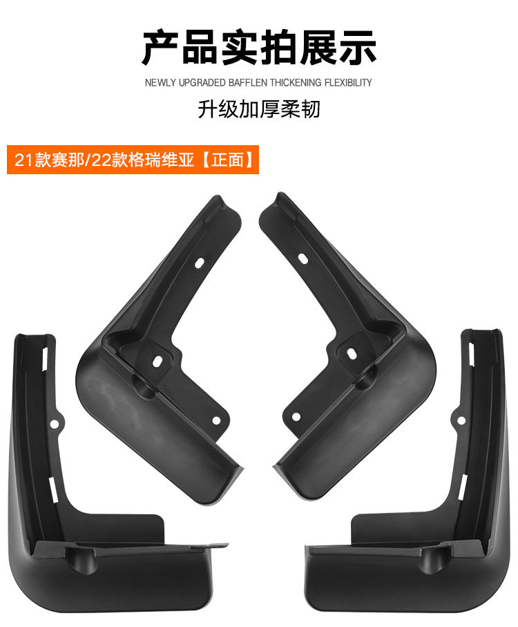 Suitable for Toyota Granvia 22 Sienna 2021-2025 Export Fender Leather