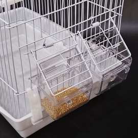 厂家供应鸟笼宠物食盒 防溅食防撒食 水杯食盆鹦鹉杯八哥鸟用品