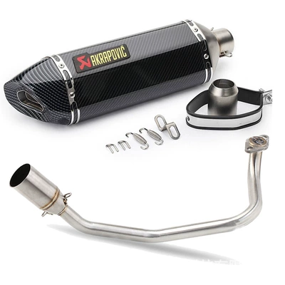 Pipe Non-destructive Installation Exhaust Front Motorcycle exhaust pipe - m