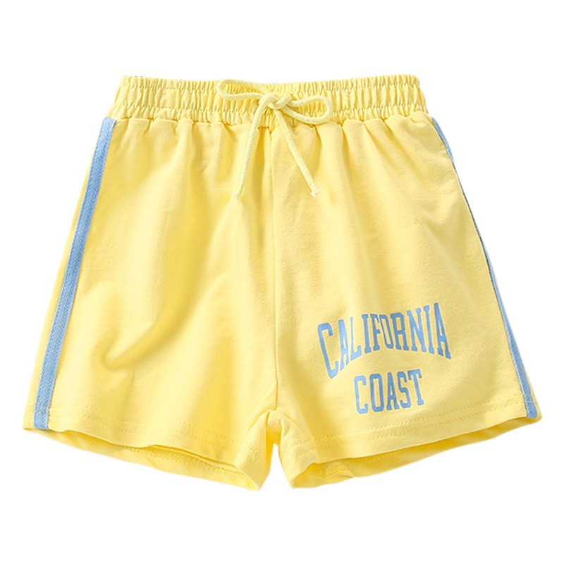 En stock malwee pantalones para niñas verano nuevos niños europeos y americanos impresos cintura elástica pantalones casuales para niños image 1