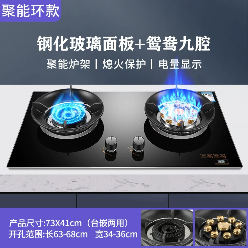 Плита HP Mrs. Gas Stove двойная плита для дома, тип линии, газовая плита с естественным газом, встроенная, яркое пламя