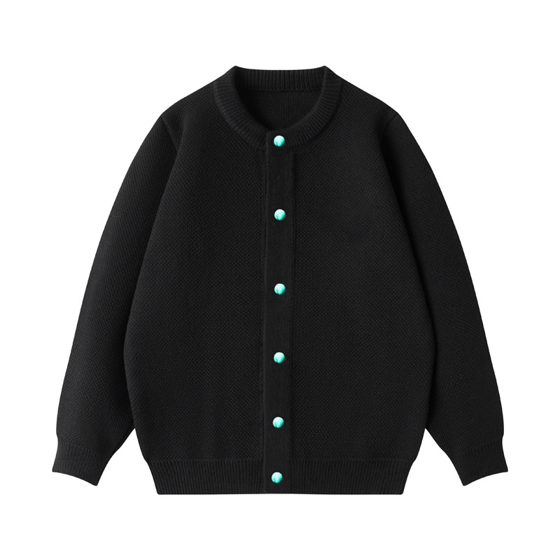 Men's Premium Knit Cardigan With Buttons - Classic Luxury Style, Loose Fit, Warm & Breathable For Autumn & Winter_voghion.com