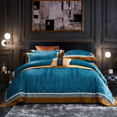 P616金太陽歐式140s支匹馬長絨棉四件套全棉純棉被套1.8m床上用品