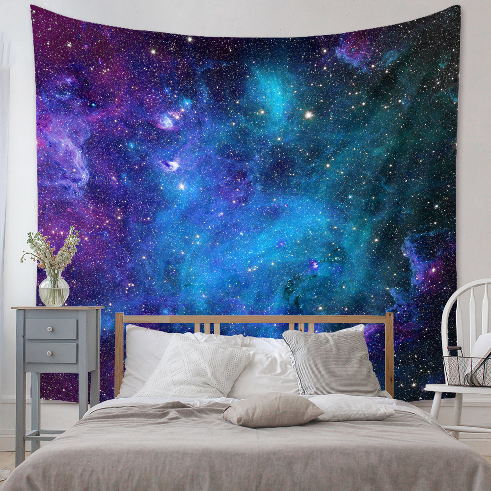 Fashion Universe Painting Wall Decoration Cloth Tapestry Wholesale Nihaojewelry display picture 55
