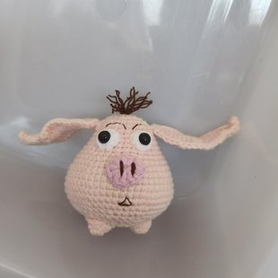 [Finished Product] Taiyi Feizhu Hand-Crocheted Doll Nezha Feizhu Peripheral Cute and Interesting Bag Pendant Keychain
