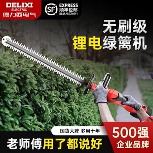 Delixi Electric Hedge Trimmer Rechargeable Tea Tree Pruning Tea Tea Picking Greening Electric Garden Trimmer