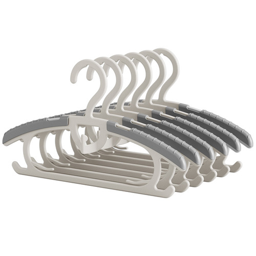 Children's clothes hanger, baby non-slip retractable clothes drying rack, wide shoulder seamless hanging storage clothes hanger