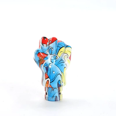 Cab and accessories Gear Handle - jg-705-graffiti-hand-blue