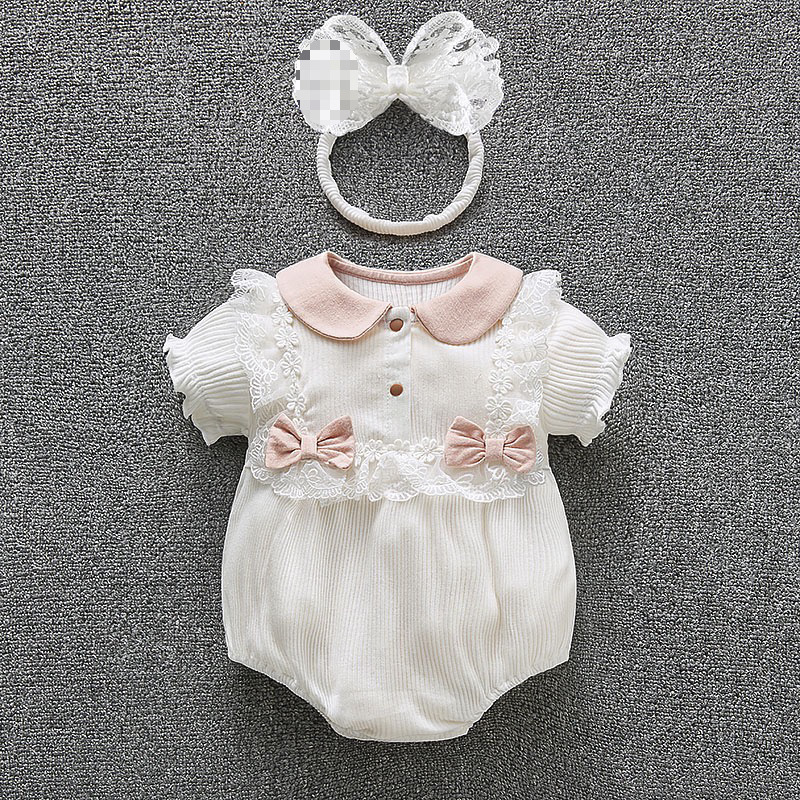 ベビー夏服、薄手ベビー女の子満月百日百歳プリンセス服、1歳ドレススーツ|undefined