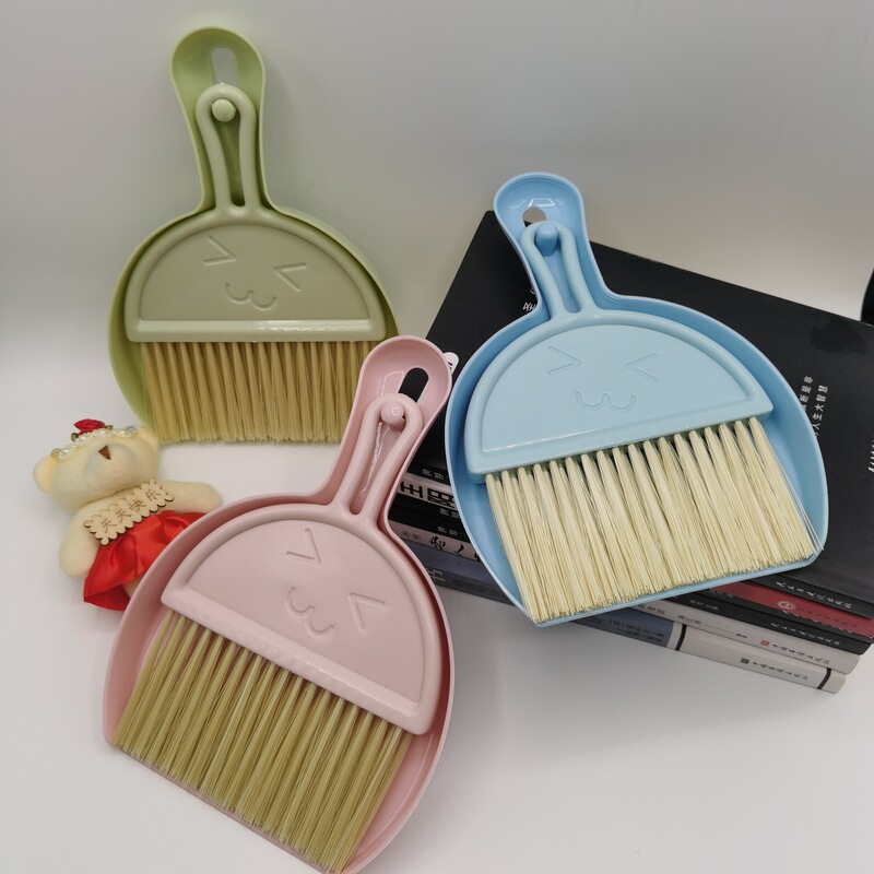 Pet Cleaning Brush, Small Broom, Dustpan Set, Trash Shovel, Children's Desktop Broom, Cat and Dog Poop Cleaning Tool