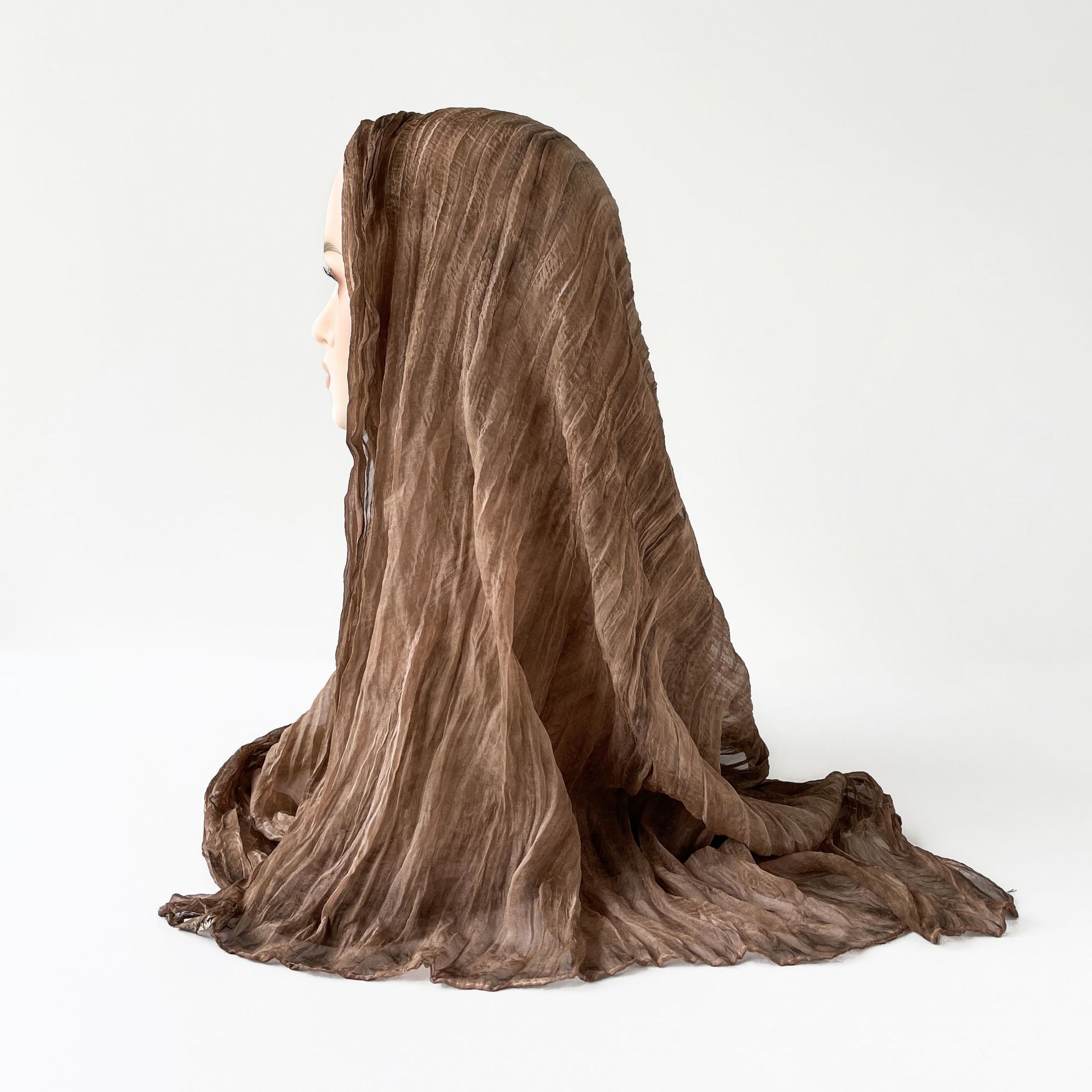 Women's Silk Scarf Lightweight Sunscreen Headscarf For Women_voghion.com