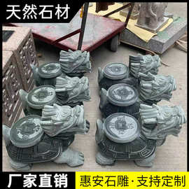 石雕天然青石石头雕刻牛老虎龙马羊猴鸡狗猪门口摆件十二生肖一套