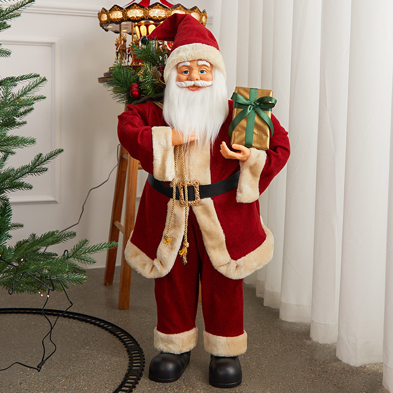 Trang trí Noel: Búp bê ông già Noel cho khách sạn, nhà hàng