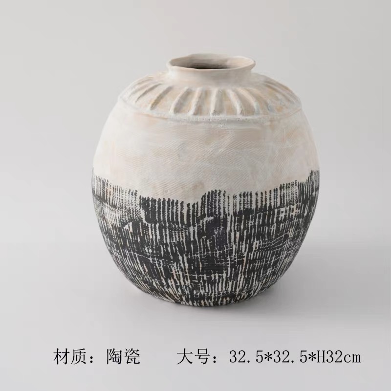 寂風手作り美ラード風陶磁器花瓶芸術サンプルプレート間民宿茶室花器異形アクセサリー置物|undefined