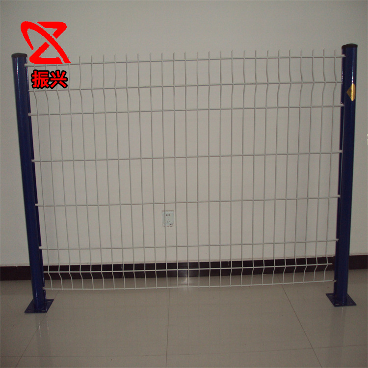 公园用桃型柱三角折弯护栏网园林防护网小区庭院景观护栏铁丝网