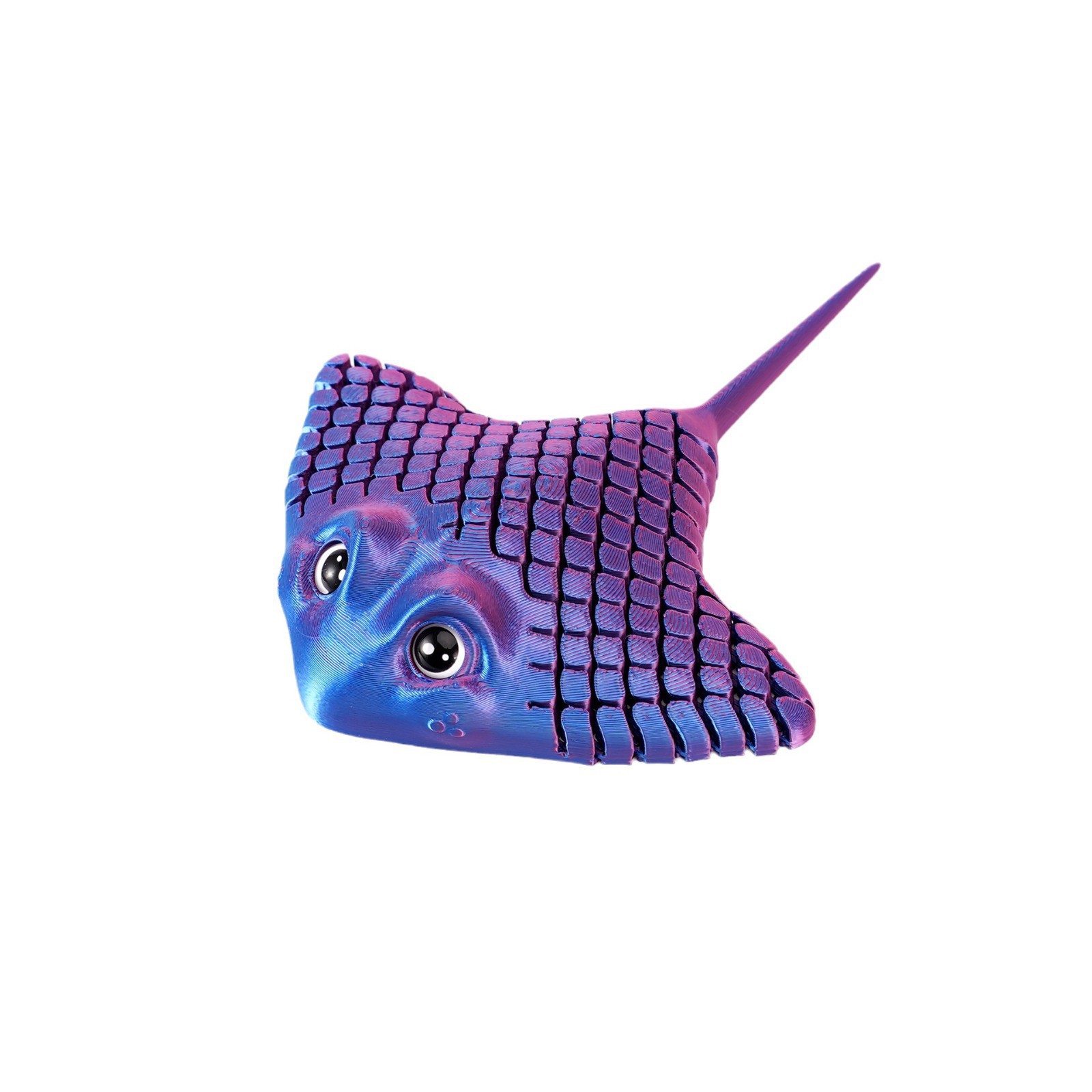 Ventas transfronterizas de impresión 3D peces diablo rayas ornamentos acuario paisajismo ornamentos creativos juguetes de impresión 3D para niños