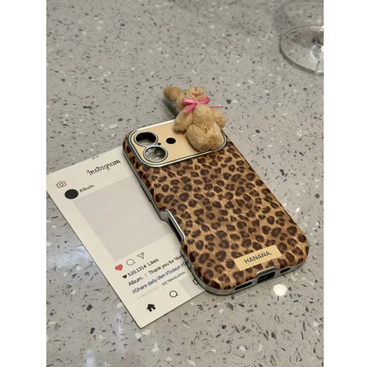 Rabbit, Leopard Pattern Cute Style Silica Gel Rabbit Leopard Cute Phone Cases Phone Accessories