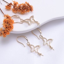 ��ɫ14K������������h������ʯ��������DIY���ƶ��������l