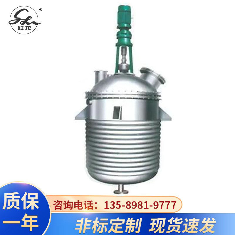 胜龙供不锈钢密封反应釜 电加热反应釜 不饱和树脂反应釜