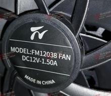 ȫ����Ʒ FM12038 FAN DC 12V 1.50A 12CM���L���p�L��ɢ���L��