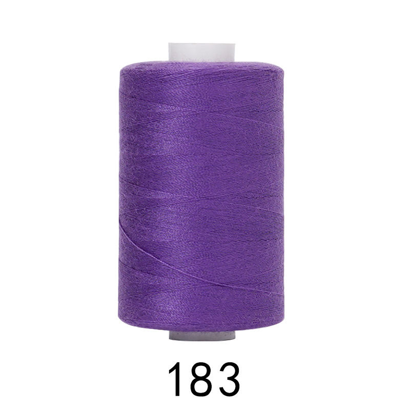 1000 yardas de hilo de poliéster de alta velocidad combinación de colores hogar hilo de coser mano hilo pequeño hilo fino dos hilos 402 hilo de coser