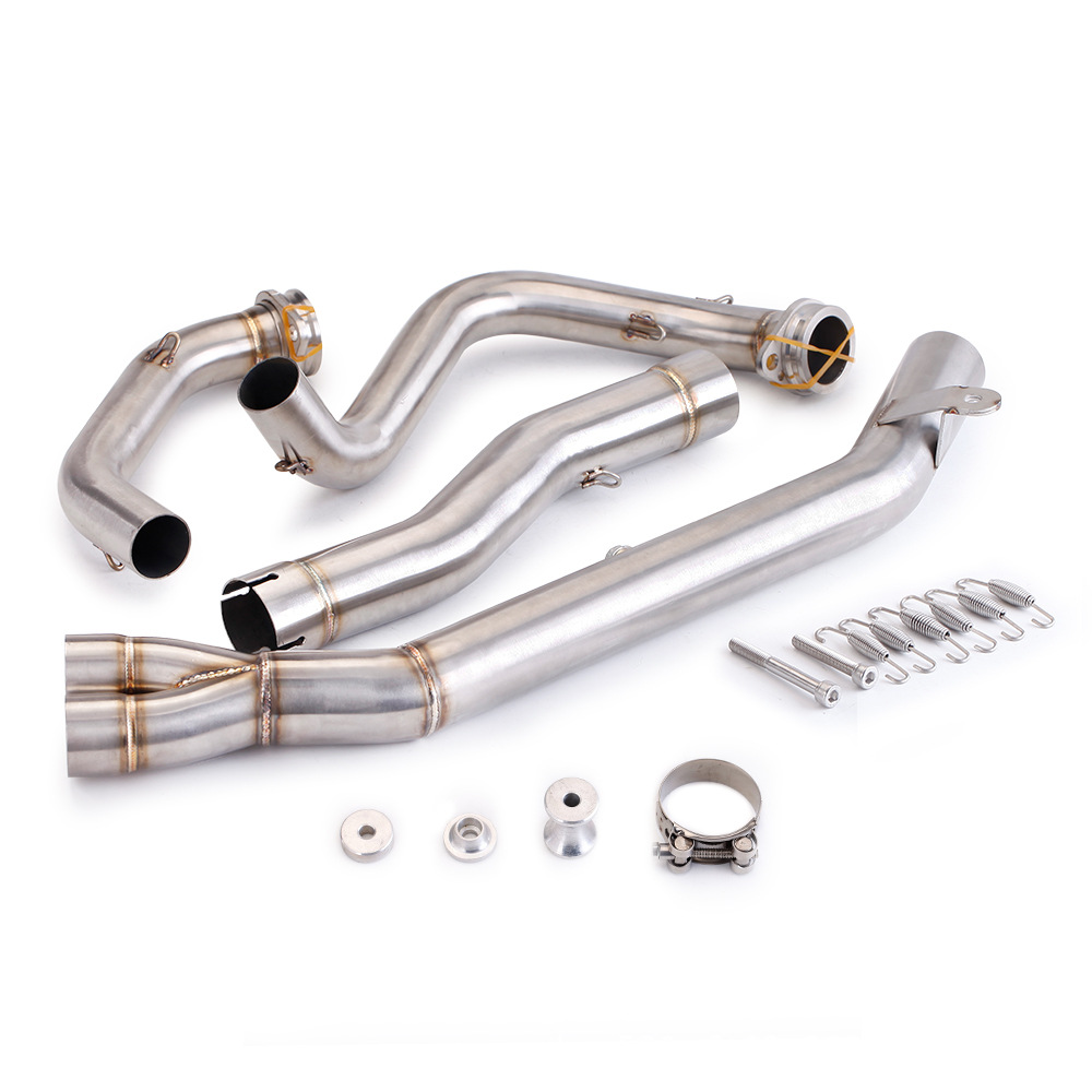 Suitable for Motorcycle Exhaust Pipe Modification Crf1000L Stainless Steel Front Section African Dual Outlet 16-19 Years