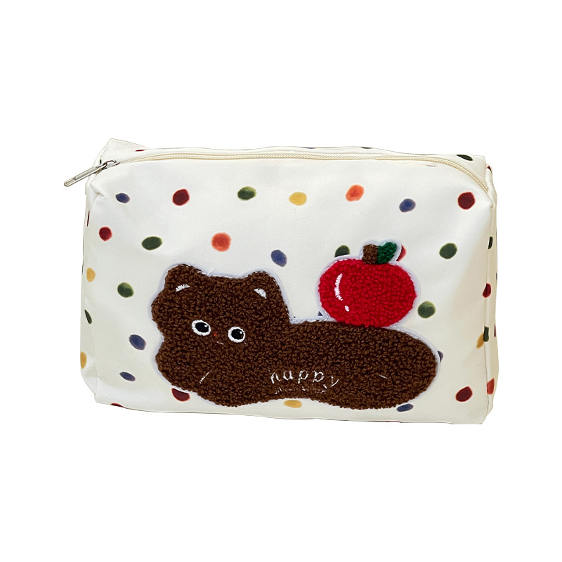 Bolsa de cosméticos portátil para mujer pequeña y ligera bolsa de almacenamiento de cosméticos portátil linda bolsa de baño de viaje bolsa de almacenamiento pequeña