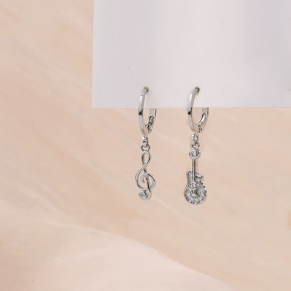 Guitar for beloved, earrings