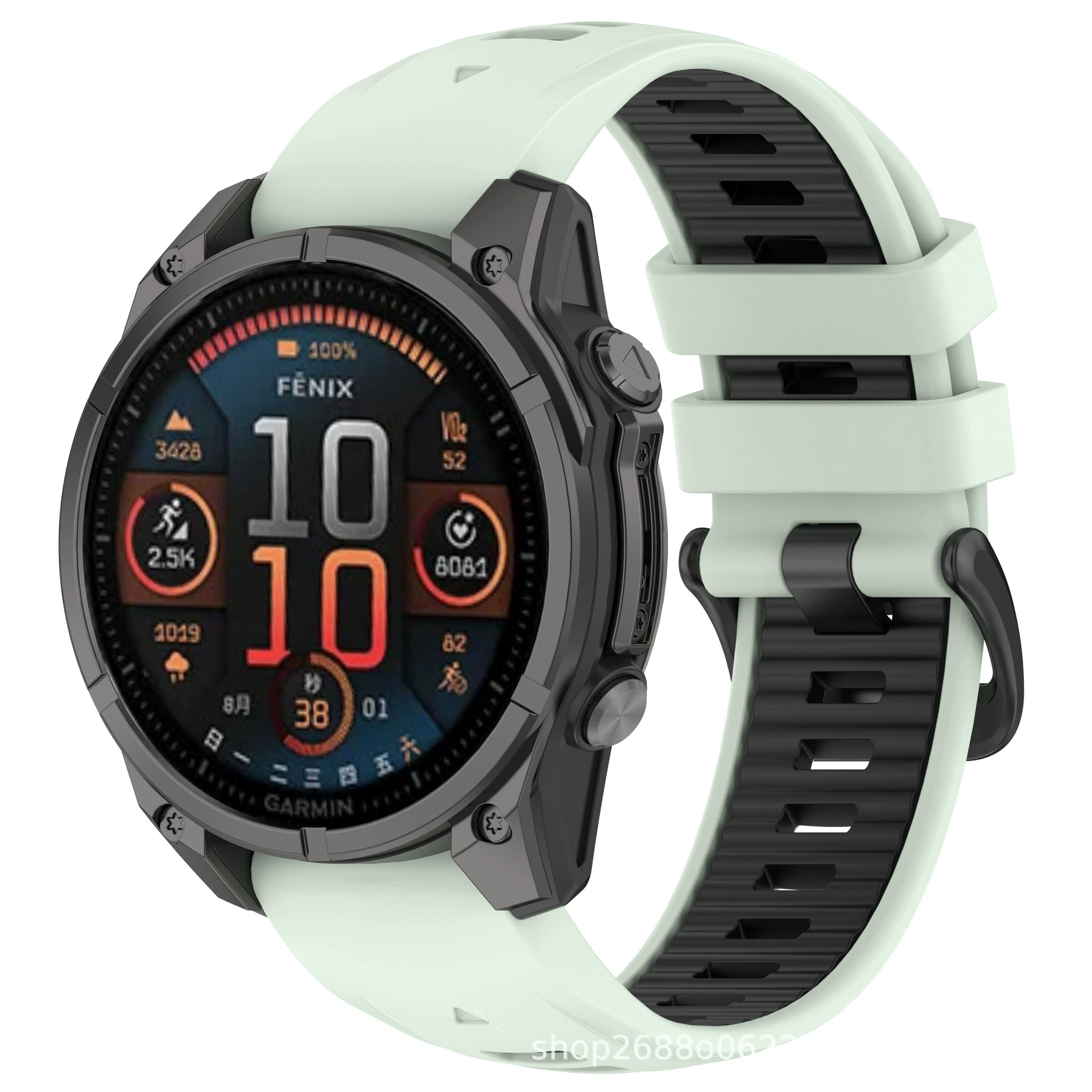Keyi is suitable for Garmin Fenix8 silicone strap Enduro3 official same strap FenixE strap