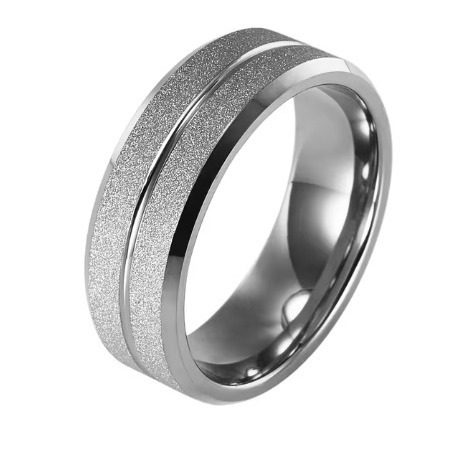 Minimalistisk designer ring för män, modern och stilren ring_voghion.com