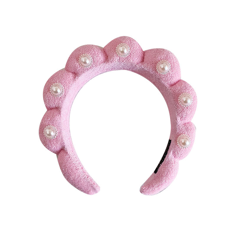 Cross-border e-commerce girasol rhinestone diadema alta Cráneo superior giro diadema hembra belleza headwear toalla paño vintage accesorios para el cabello