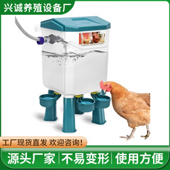 家禽自動水給水器7l/11lバケツセット水道管付き鶏鴨ガチョウ家禽自動給水器