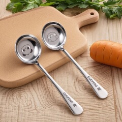 316 ステンレス鋼スプーン食品グレード家庭用ロングハンドルハイエンドスプーン絶妙な大人のスープスプーン深めのスプーンかわいい